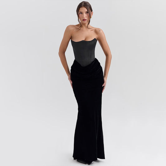 Sleek Tube Maxi Dress