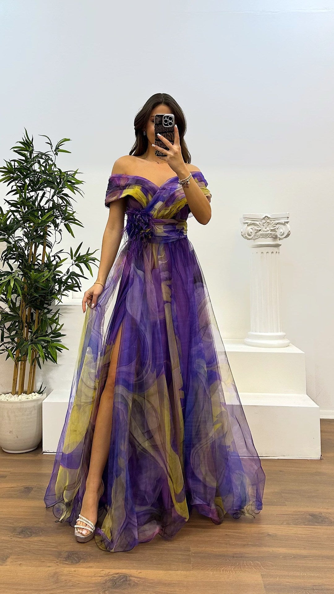 Purple Purple Feather