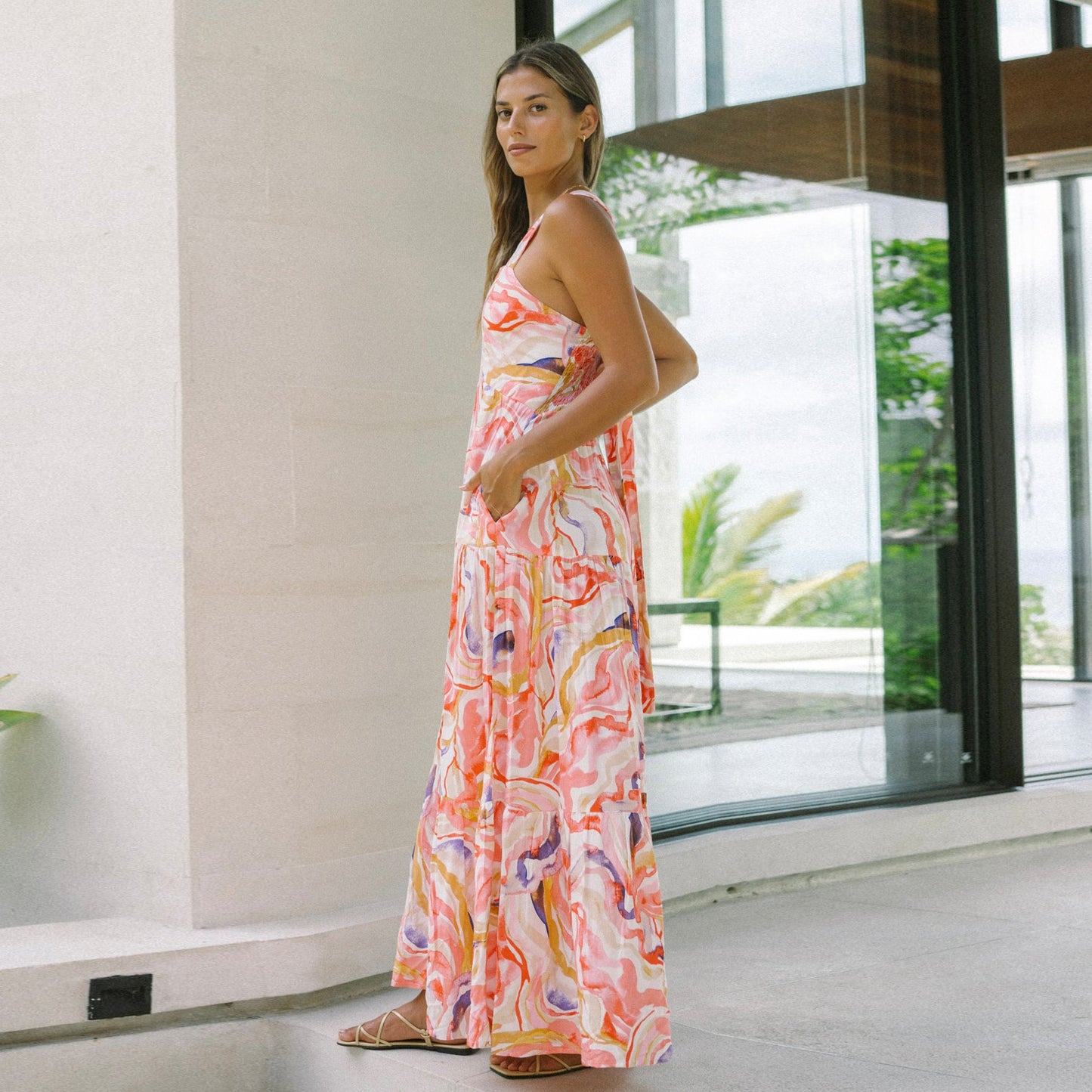 Boho Beach Strap Dress